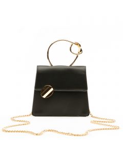 Small Crossbody Handbag Black/Gold