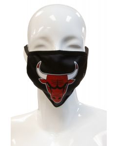 2-Pack Chicago Bulls Logo Mask Black