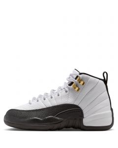 Grade-School Air Jordan 12 Retro White/Black-Taxi