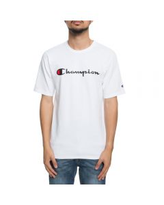 MEN'S CHAMPION HERITAGE SCRIPT TEE WHITE