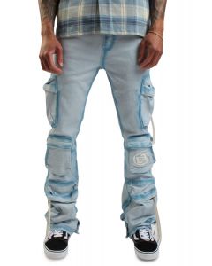 FIRST ROW Utility Cargo Stacked Jeans FRP3004-LST - Shiekh FIRST ROW Utility Cargo Stacked Jeans FRP3004-LST - Shiekh