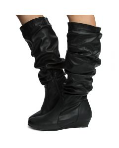 Iona Low Heel Boots BLACK