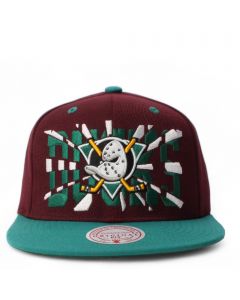 NHL Shattered Anaheim Ducks Snapback  Purple