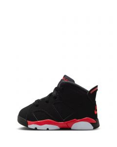 Toddler Jordan 6 Retro "Infrared Salesman Black/Light Crimson