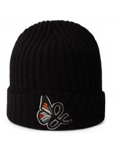Mitchell Ness x Waraire Knit Hat Black