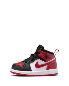 Toddler Jordan 1 Mid SE Black/Varsity Red-White