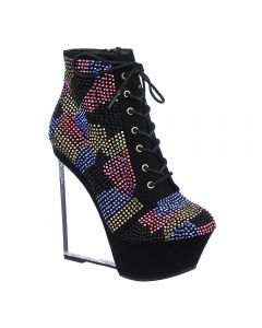 Shiekh 109 Wedge Ankle Boot Black