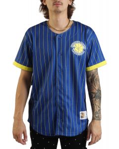 NBA Golden State Warriors Final Second Mesh Button Top  Royal