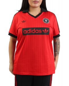 Graphic Soccer-Inspired Jersey Better Scarlet