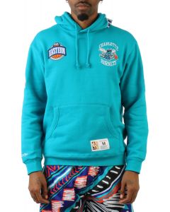 Mitchell & Ness NCAA M&N CITY COLLECTION FLEECE HOODIE NORTH CAROLINA Blue