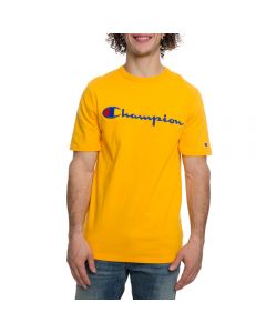 Heritage Script Embroidered T-Shirt  GOLD