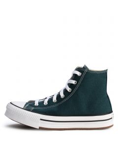 Grade-School Chuck Taylor All Star HI Lift High-Top Green Envy/White