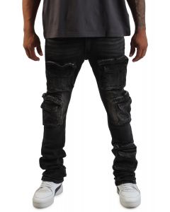 10 Pocket Cargo Pant Waxed Black