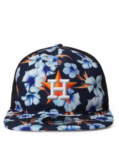 MLB Houston Astros Floral Golfer Snapback Blue/Orange