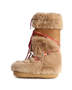 Journey-01 Fur Boot  Taupe