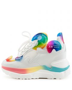 Raisins-02 Platform Sneakers White