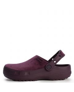 Classic Crafted Velvet Clog Plush Plum