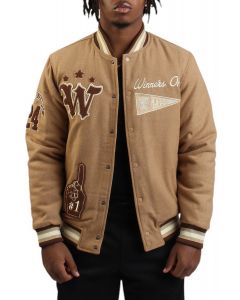 World Champs Varsity Jacket Caramel