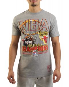 NBA Chicago Bulls Golden Champions T-Shirt  Grey Heather