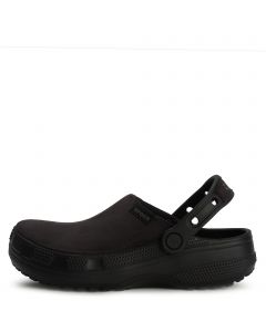 Classic Crafted Velvet Clog Black