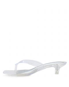 Romania-01 Heel Thong Sandal  Clear