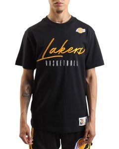 NBA Lakers Training Day Vintage T-Shirt  Black