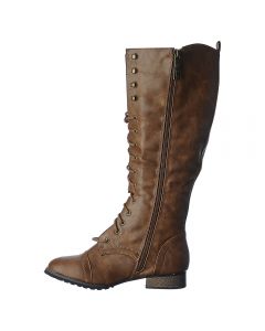 Women's Outlaw-13 Knee-High Combat Boot Tan