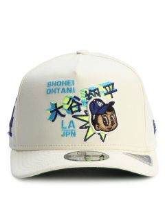 MLB Los Angeles Dodgers 950 A-Frame Pre-Curved Snapback  Chrome