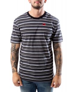 Yarn Dye Stripe Short Sleeve Tee Tailored Stripe/Black
