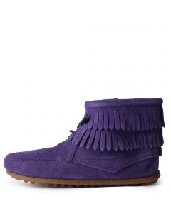 DOUBLE FRINGE PURPLE BOOTS Purple