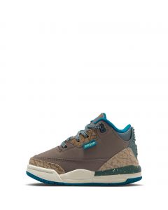 Toddler Jordan 3 Retro "Olive Grey Olive Grey/Green Abyss-Khaki-Sea Glass