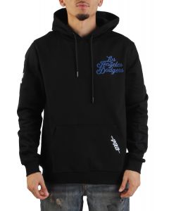 MLB LOS ANGELES DODGERS SOUVENIR FLEECE PULLOVER HOODIE Black
