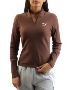 CLASSICS RIBBED LONG SLEEVE  Brown