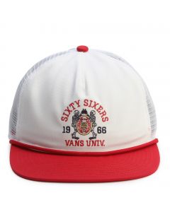 Sixty Sixers Trucker Hat Racing Red / White
