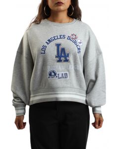 Los Angeles Dodger Area Code Crewneck  Grey