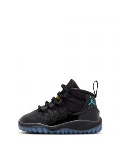 Pre-School Jordan 11 Retro "Gamma Black/Gamma Blue-Black-Varsity Maize