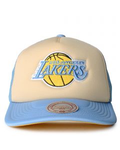 MITCHELL AND NESS Los Angeles Lakers Trucker Hat HT2222 LALCRPR Shiekh