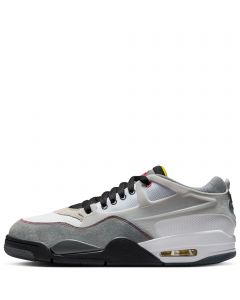 Air Jordan 4 RM Premium White/Fire Red-Black-Smoke Grey