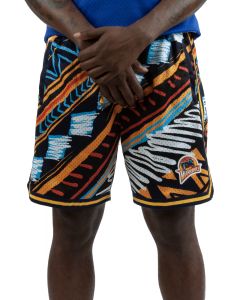 MITCHELL & NESS Game Day Pattern Short Vancouver Grizzlies  PSHR5599-VGRYYPPPBLCK - Karmaloop