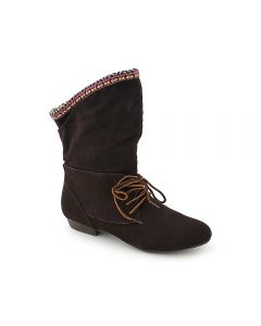 Low-Heel Boot Picnic-03 Brown