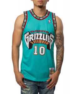 Youth Mitchell & Ness Mike Bibby Black Vancouver Grizzlies 1998-99 Hardwood  Classics Reload Jersey
