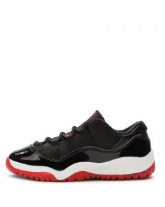 Pre-School Jordan 11 Retro Low  Black/Varsity Red-White