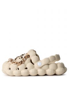 Bubble Charm Sandal  Beige