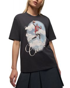 Flight Graphic T-Shirt Off Noir/White