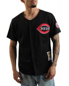 MLB Ken Griffey Jr Cincinnati Reds 2000 Authentic Batting Practice Jersey  Black