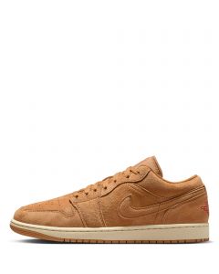 Air Jordan 1 Low Flax Flax/Flax-Varsity Red-Muslin