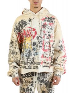 Raver Bathroom Hoodie Cream