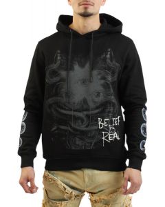 EXCORCIST- BELIEF IS REAL- MENS PULLOVER HOODIE