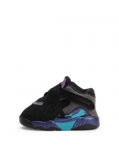 Toddler Jordan 8 Retro "Aqua Black/Multi-Color-Multi-Color