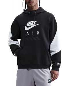  Fleece Pullover Hoodie Black/White/White